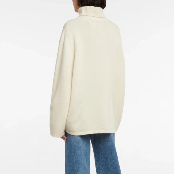 Toteme brand new white wool cashmere sweater - Picture 3 of 12